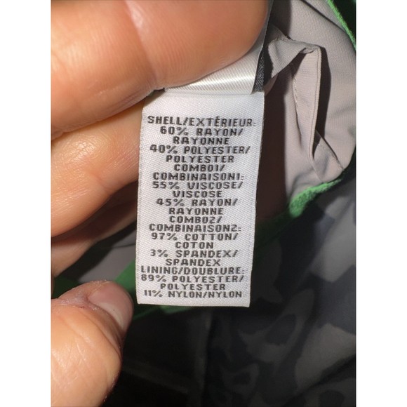 Diane von Furstenberg DVF Patterned  Black Green Fuchsia Mini Skirt NWOT‎ sz 6 - Picture 6 of 7